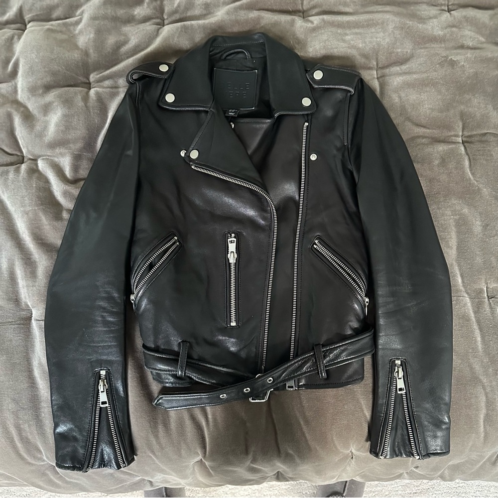Women’s Black Leather Jacket